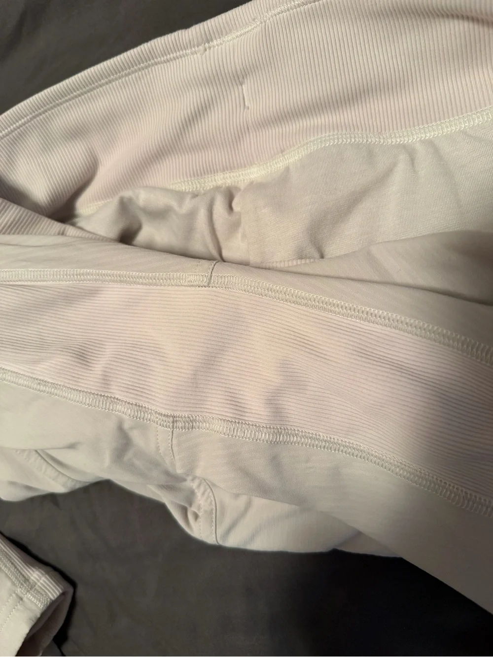Lululemon Dance Studio Mid-Rise Lined Cropped Pants in White Opal Size 8